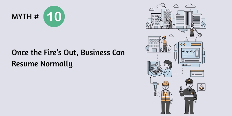 Once the Fire’s Out, Business Can Resume Normally